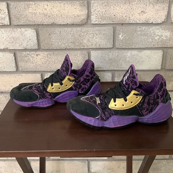 adidas Harden Vol. 4 ""Star Wars""  Basketball Black/Action Purple 7” men size 7 - Picture 4 of 9